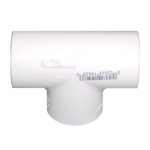 Spears PVC Tee, 2" X 2" 1/2", SST