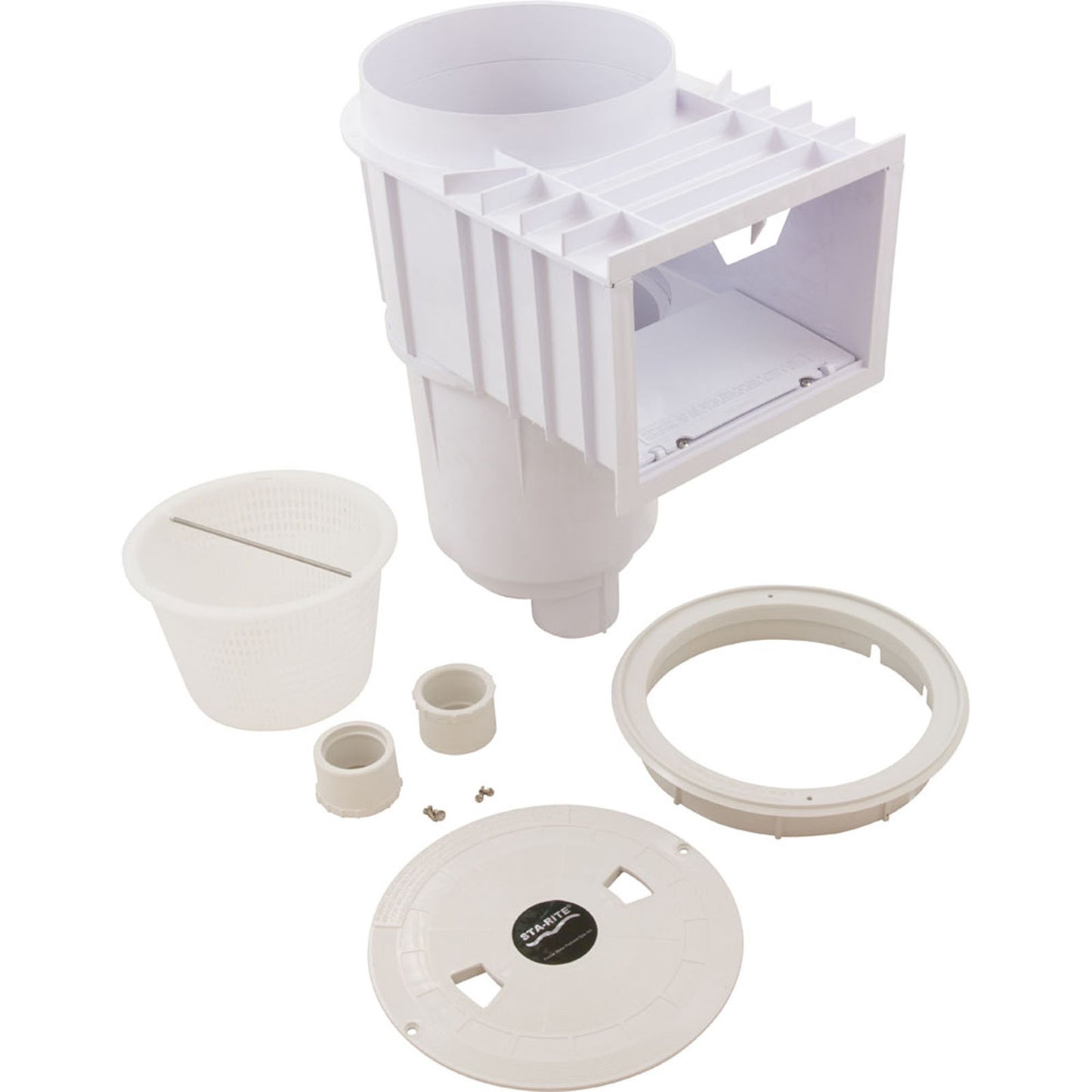 U-3 Skimmer White Lid 2"Slp W/1.5"Slp Reducer W/O Float