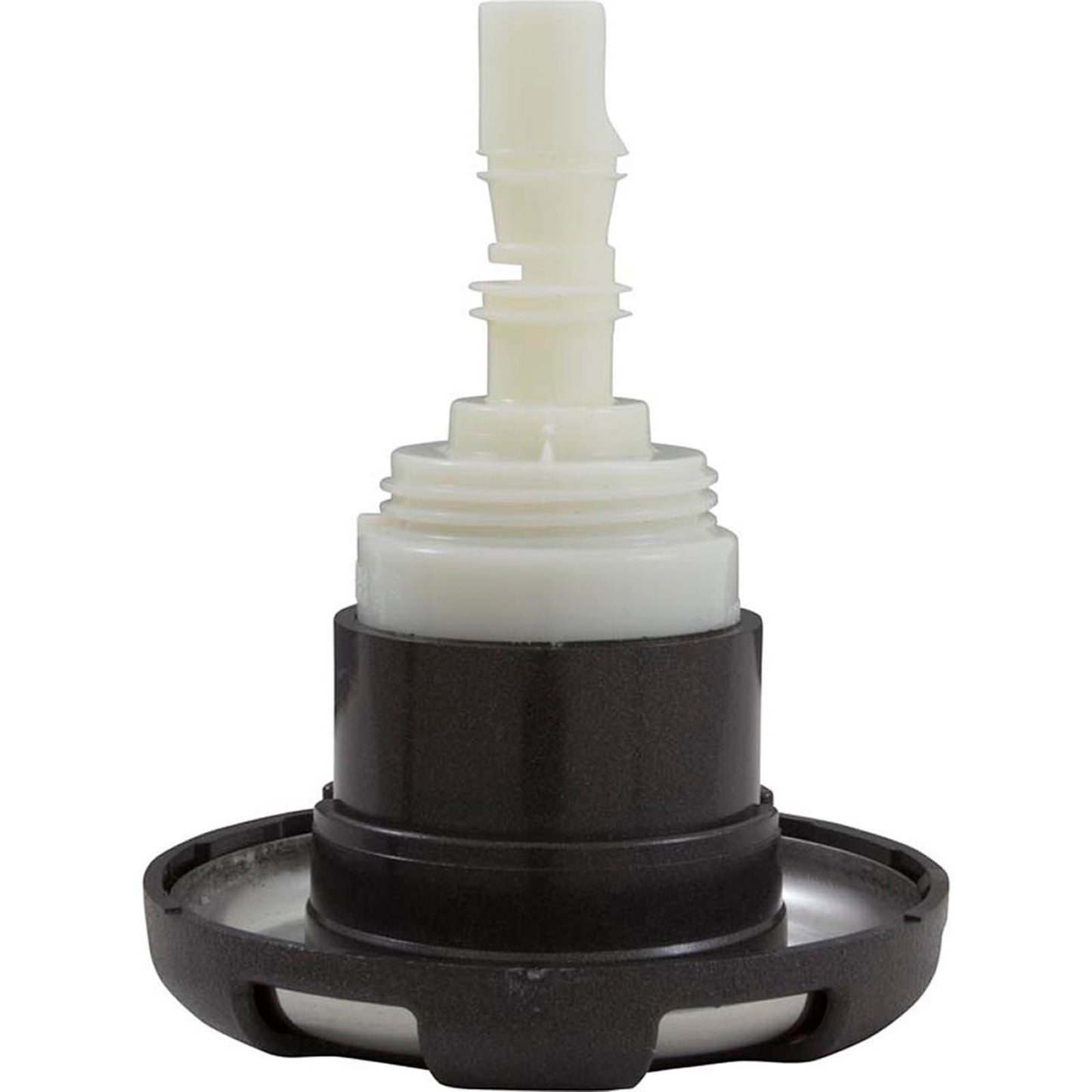 Jet Intl, WW Poly Storm, 4" fd, roto, acero inoxidable/negro, rosca