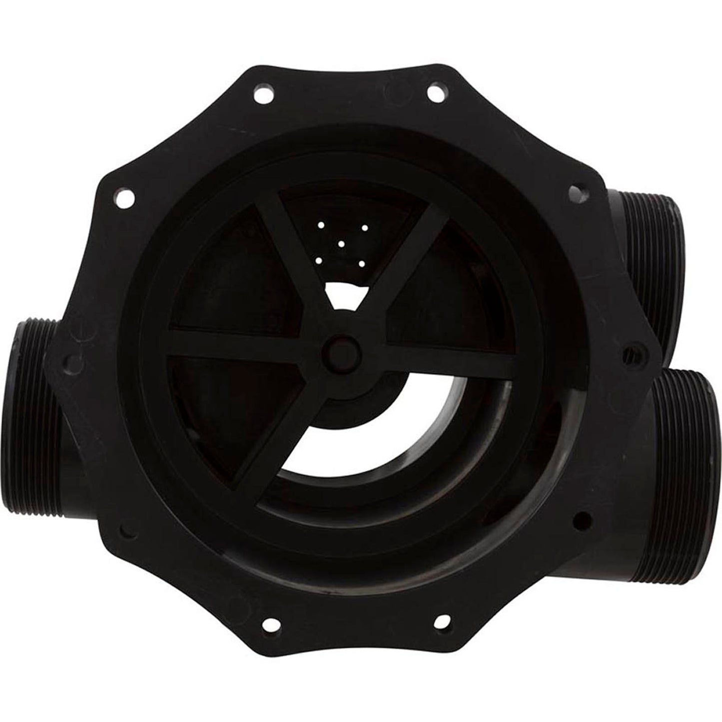 Body, Pentair 2" Top Mount Multiport Valve, 6 Pos, Clamp-On