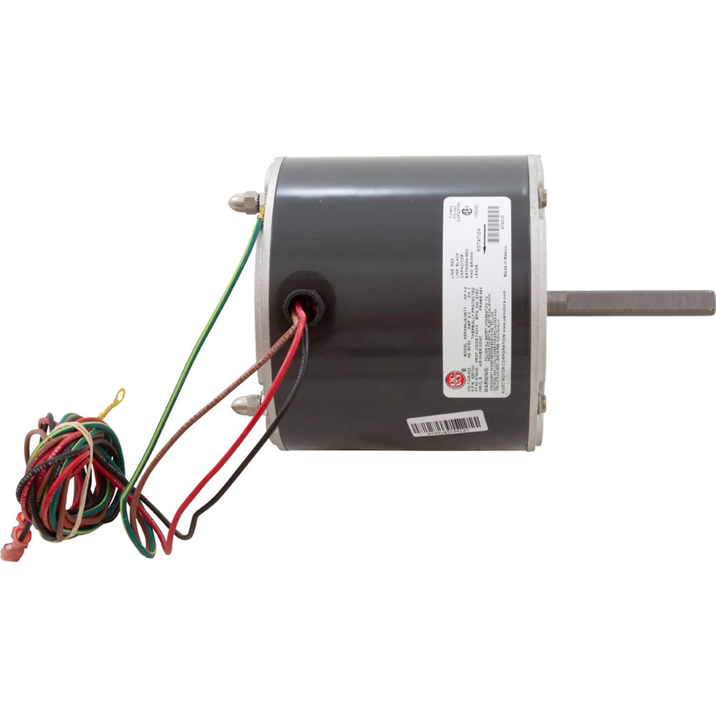 Fan Motor w/ Acorn Nut Kit