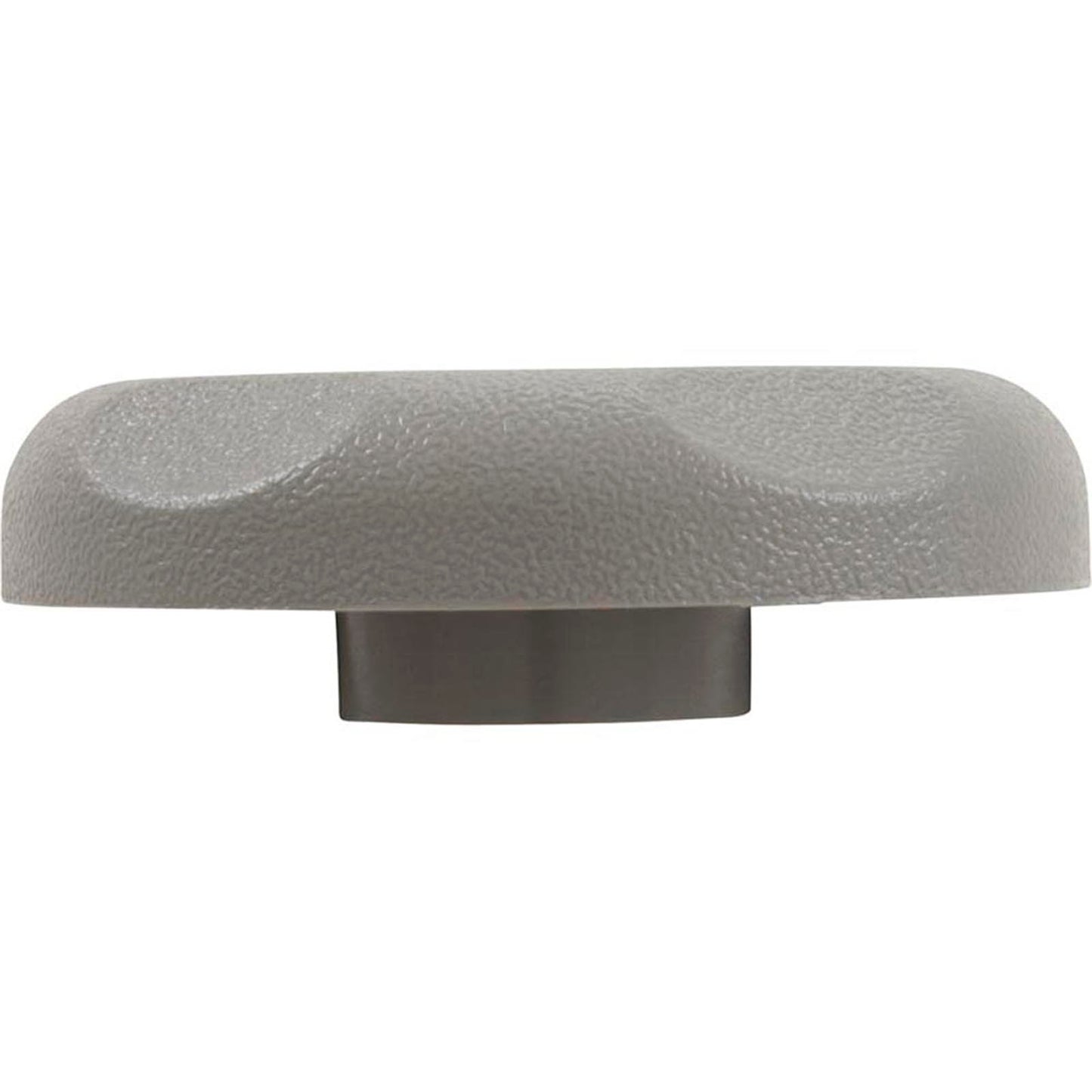 Cap - 1" T/A Diverter Text. 5Sclp. - Gray