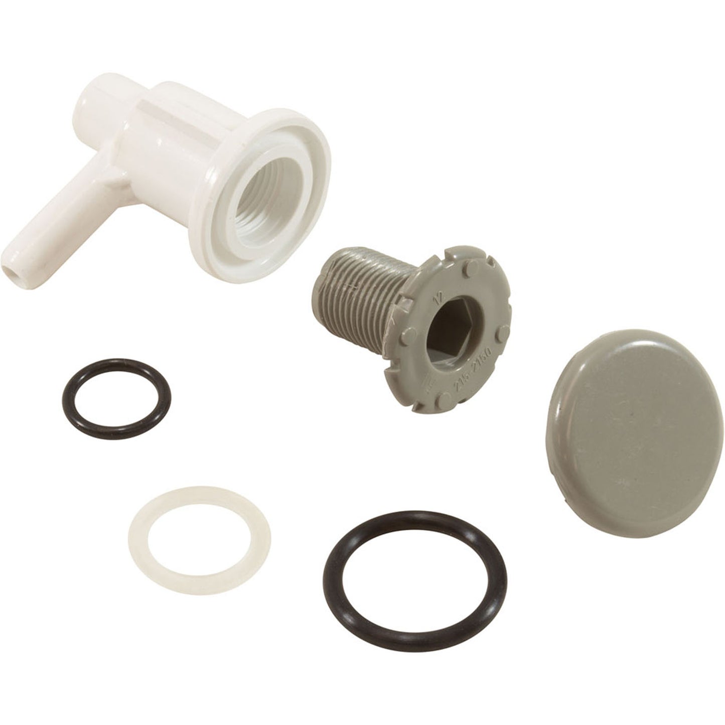 Air Injector, 3/8 Barb Body - Gray