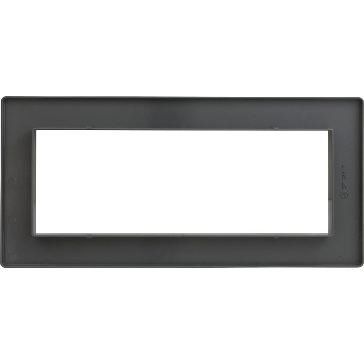 Couvercle de plaque frontale - Gris foncé