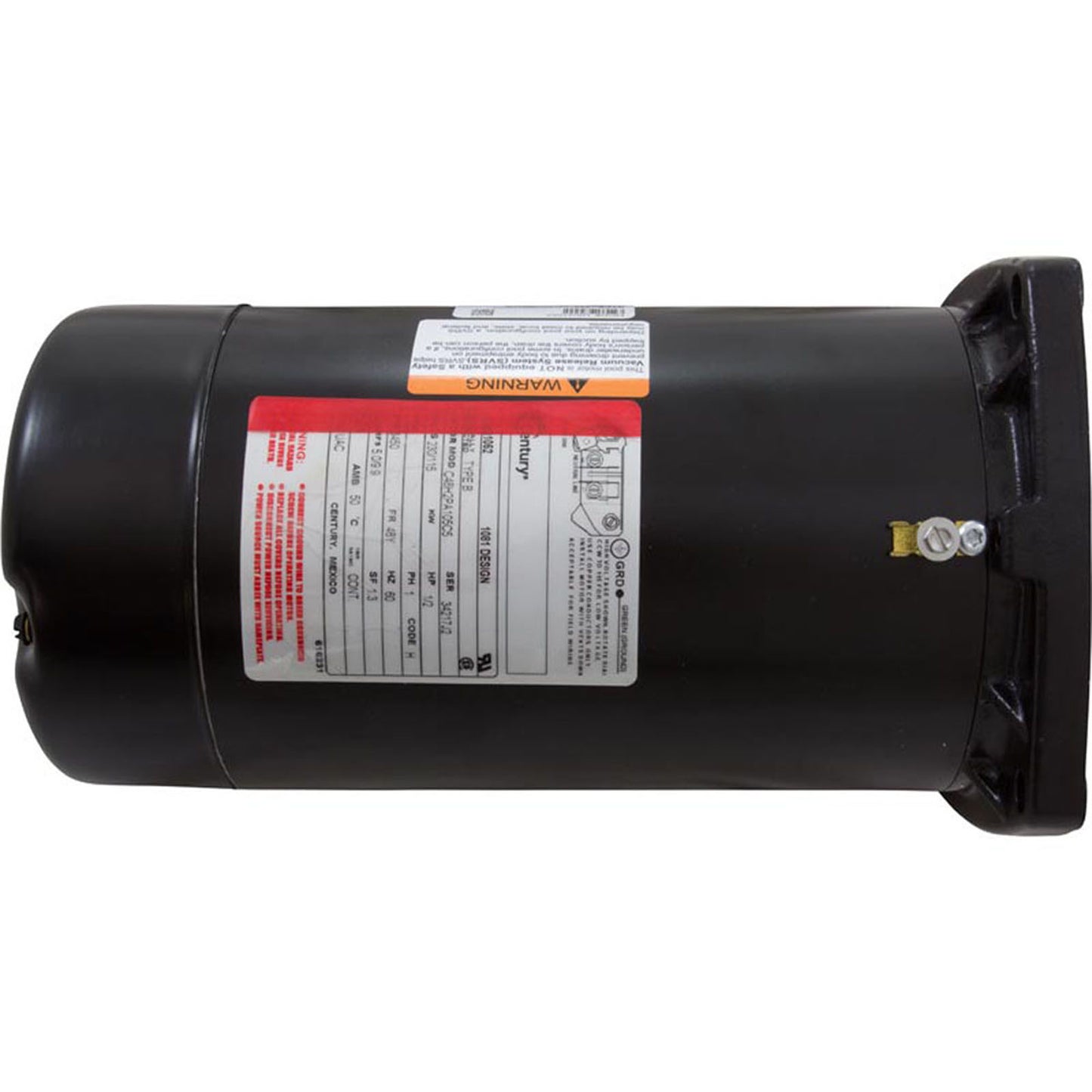 Motor, Cent, .5Hp, 115/230V, 1-Sp, Sf1.3, 48Yfr