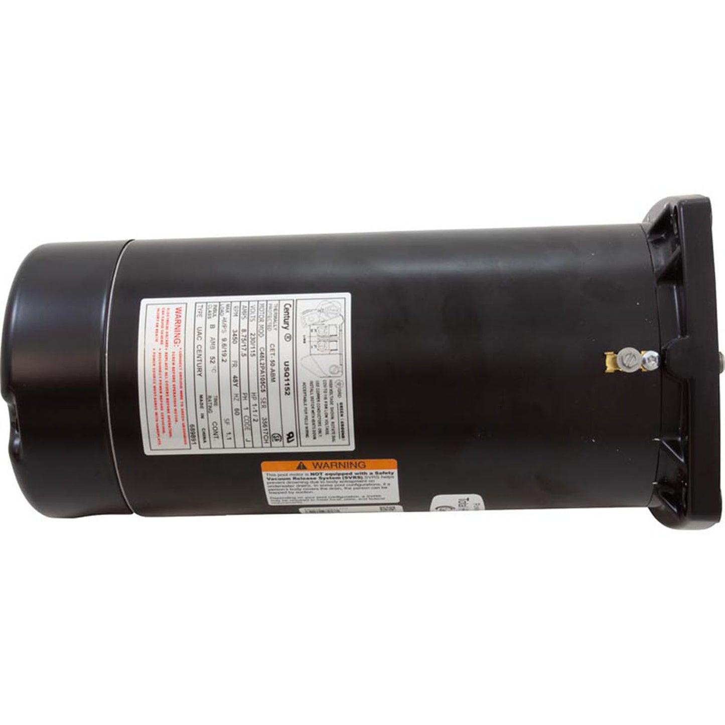 Motor, Cent, 1.5Hp, 115/230V, 1-Sp, Sf1.1, 48Yfr