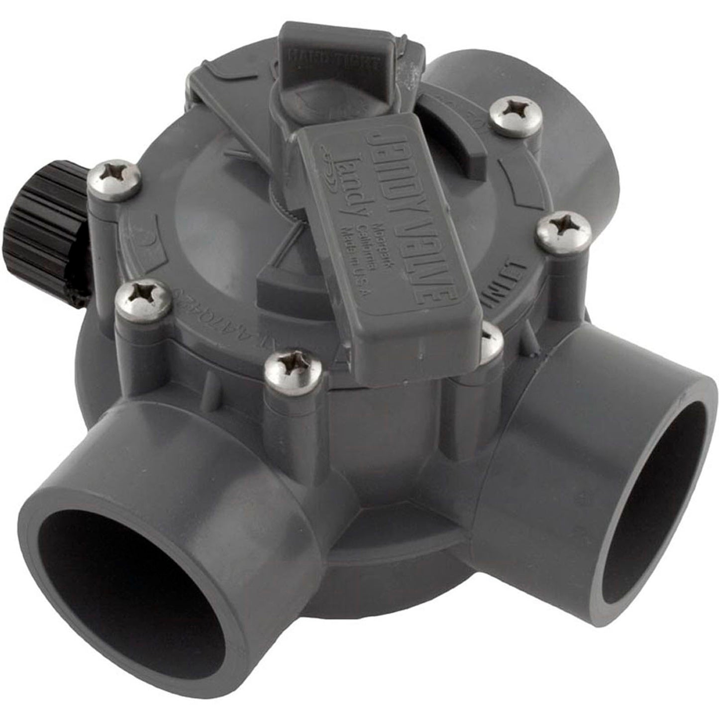 Diverter Valve, Jandy/Zod, 1-1/2"s/2"spg Pos Seal, 3 Way, Gray