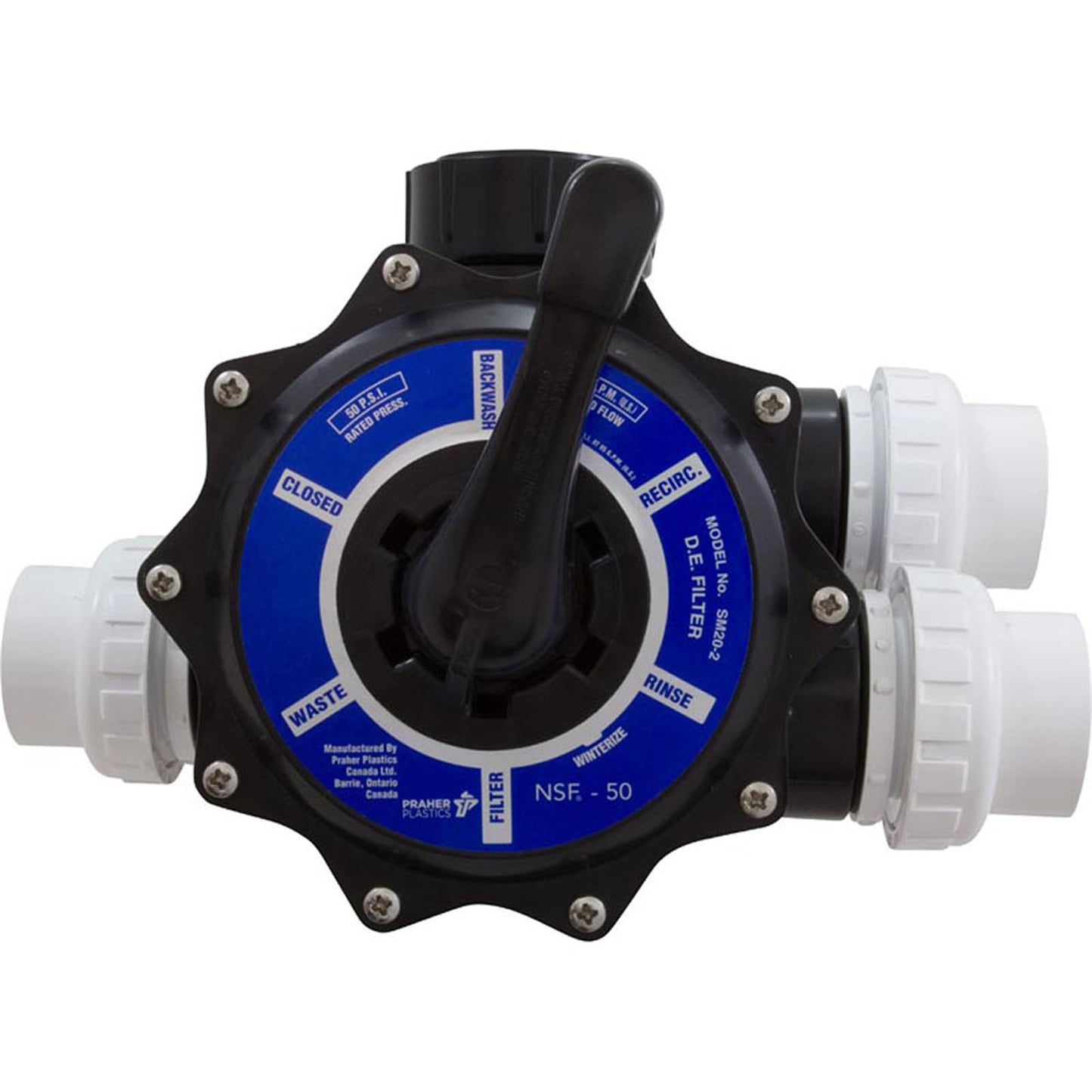 MPV, Jandy/Zodiac SF-S Series, SF24/30/36, 2", Side Mount