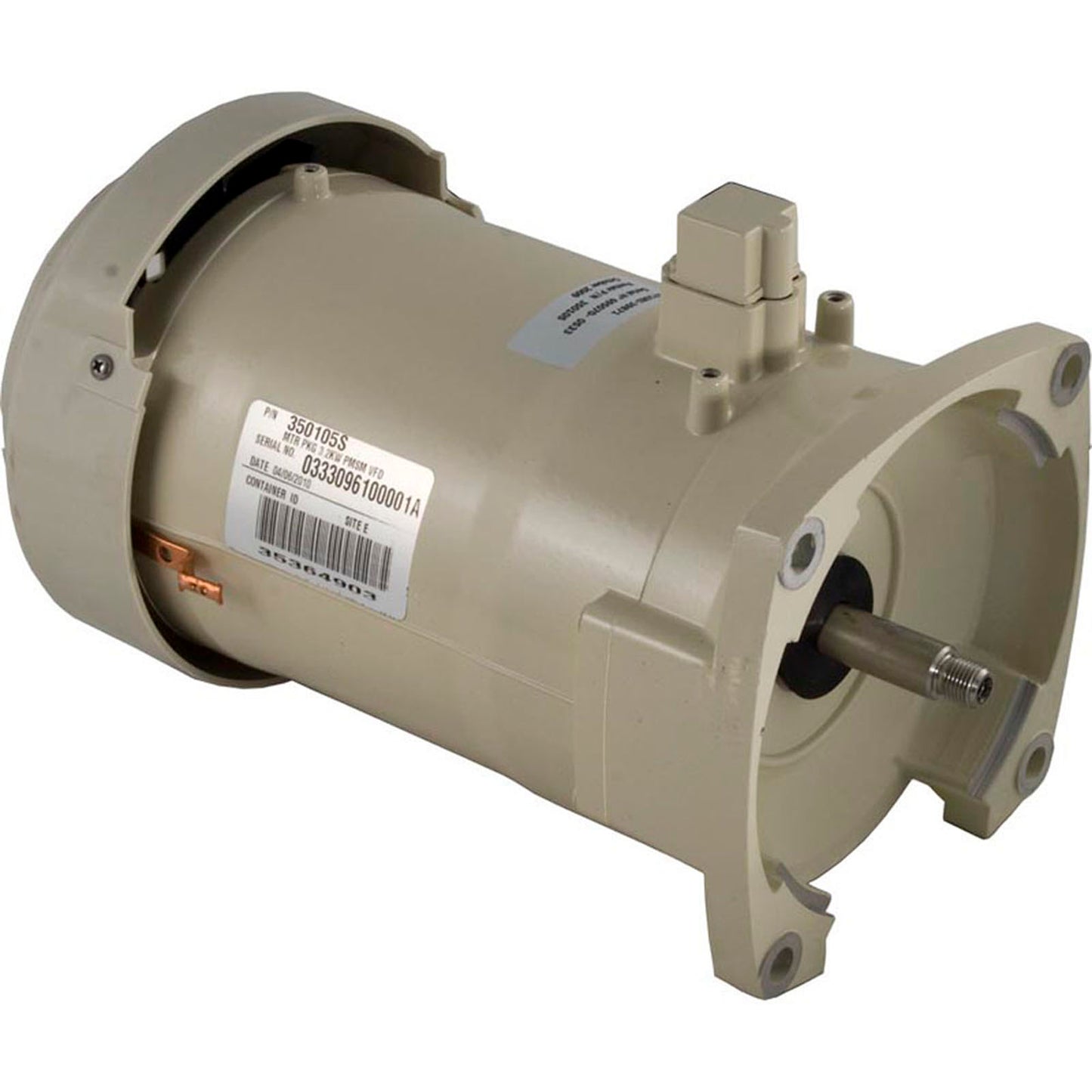 Motor, Pentair/Purex, 3.2kW, Var-Spd, VFD, PMSM, Almond