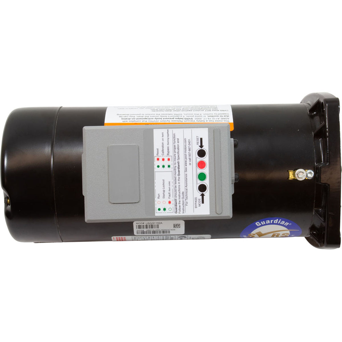 Motor, Century, 1.5hp, 115/230v, 1-Spd, 48Y Frame, SQFL