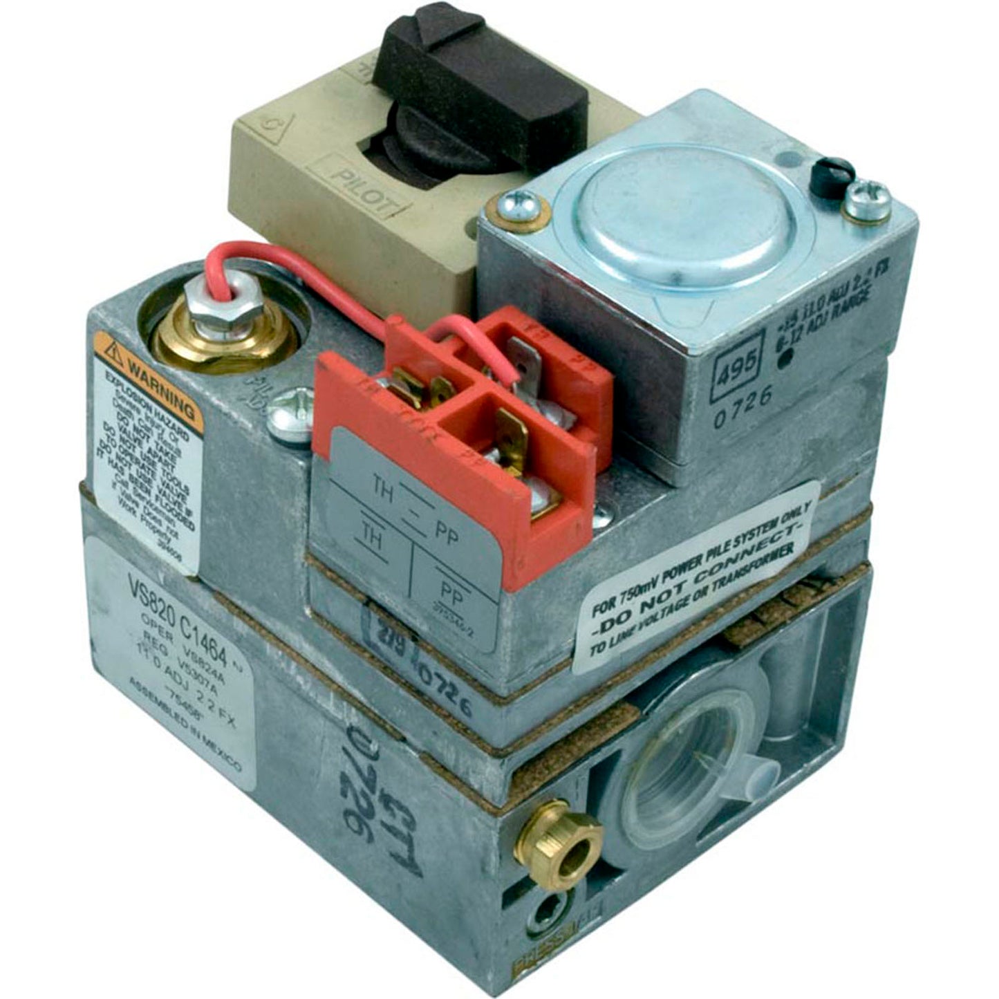Gas Valve, Pentair Minimax/MMX Plus/PowerMax 150, 400, LP, MV