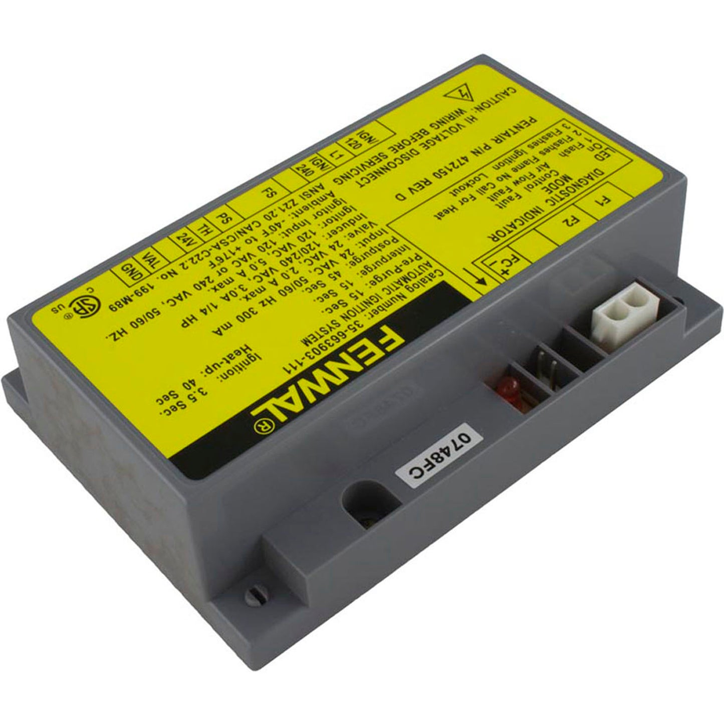 Ignition Ctrl Module, Pentair Minimax NT TSI, w/DDTC Control