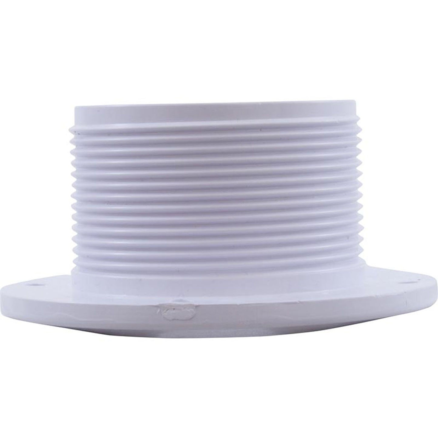 Accesorio de pared, cuerpo estándar de gunita, 1-1/2"mpt x 1-1/2"fpt, blanco