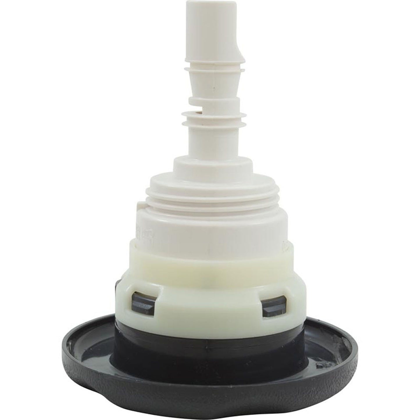 Cañón Jet Intl, WW Poly Strm, 3-3/8" fd, 2Roto, escala Txt, DkGry, Thd