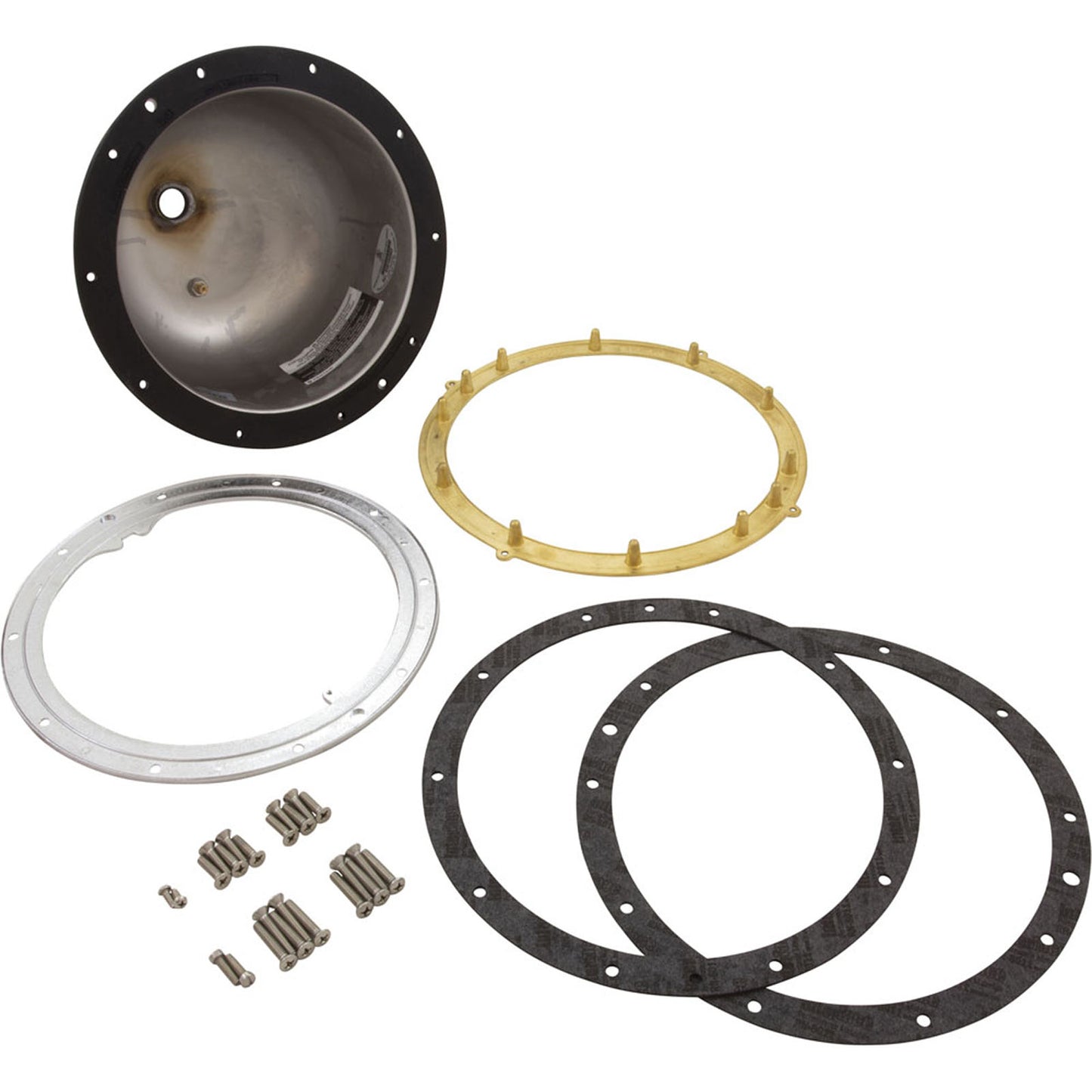 Light Niche, Pent Large SS, 3/4" Rear Hub, Vinyl/Fiberglass