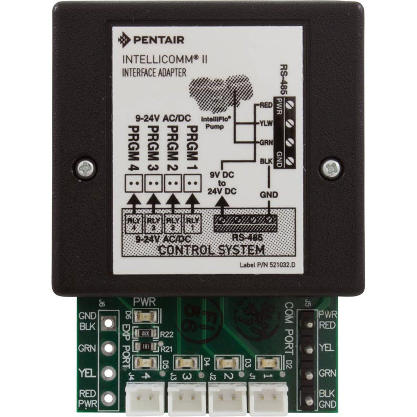 Adaptateur, interface, Pentair IntelliPro/IntelliFlo