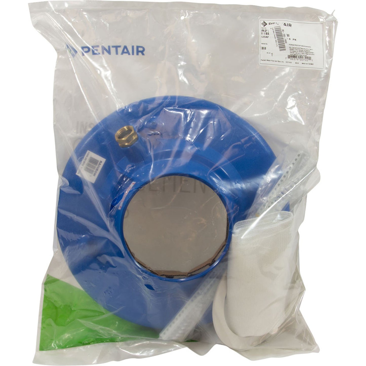 Mangeur de feuilles, Pentair 185B, avec roues, brosses, sac en filet