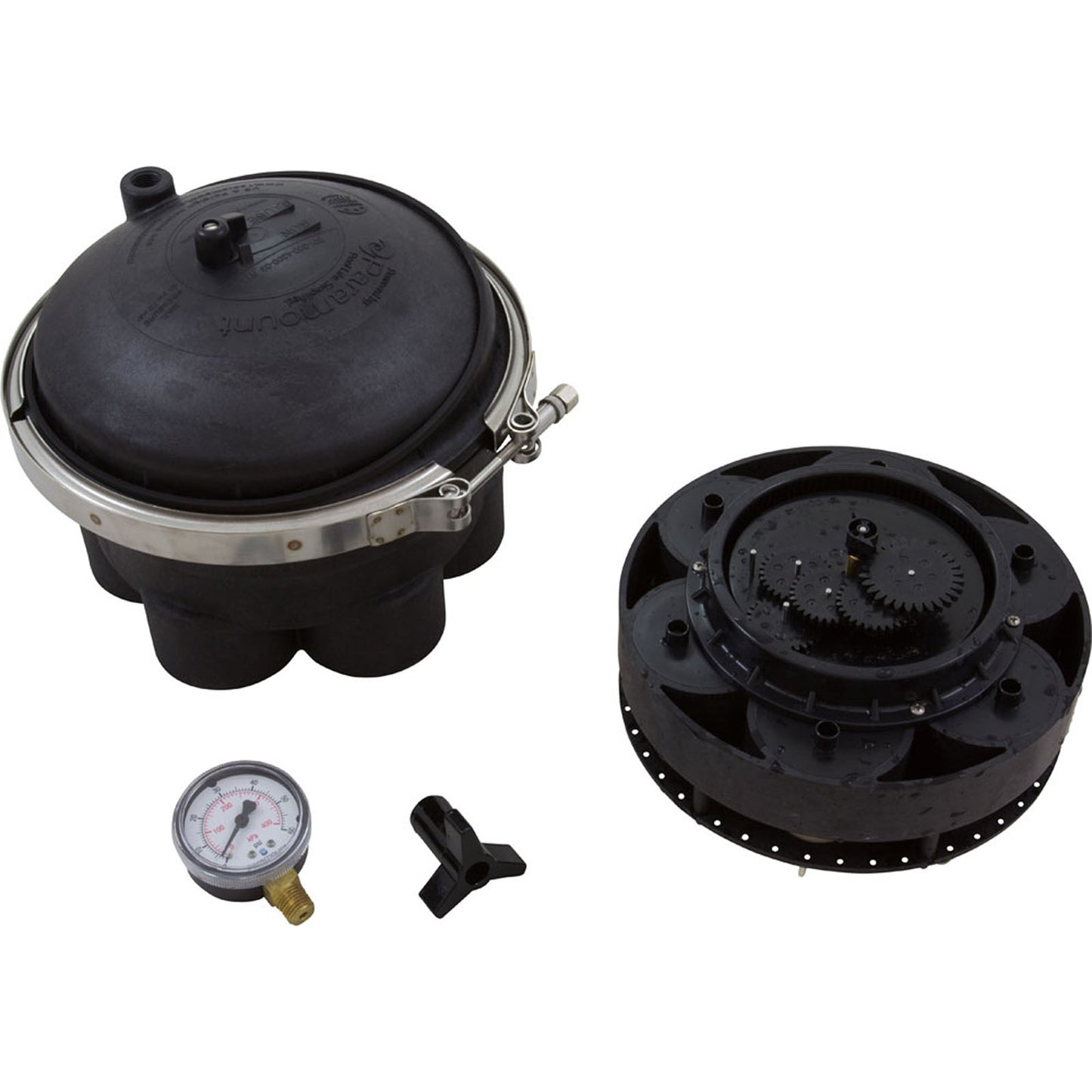 Water Valve, Paramount, 6 Port, 2", Black