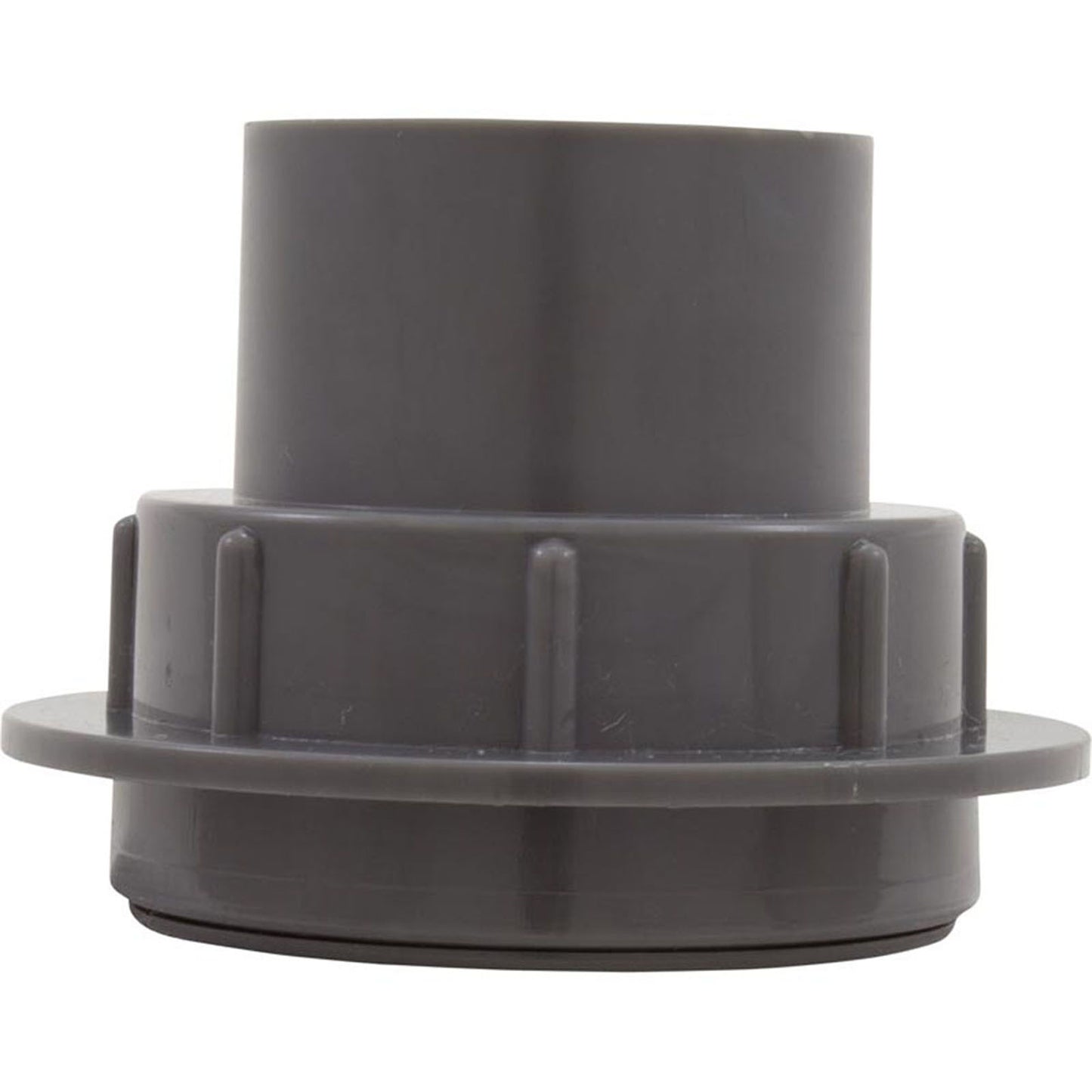 Return Fitting/Inlet, Zodiac ThreadCare, 1.5" and 1", Dk Gry