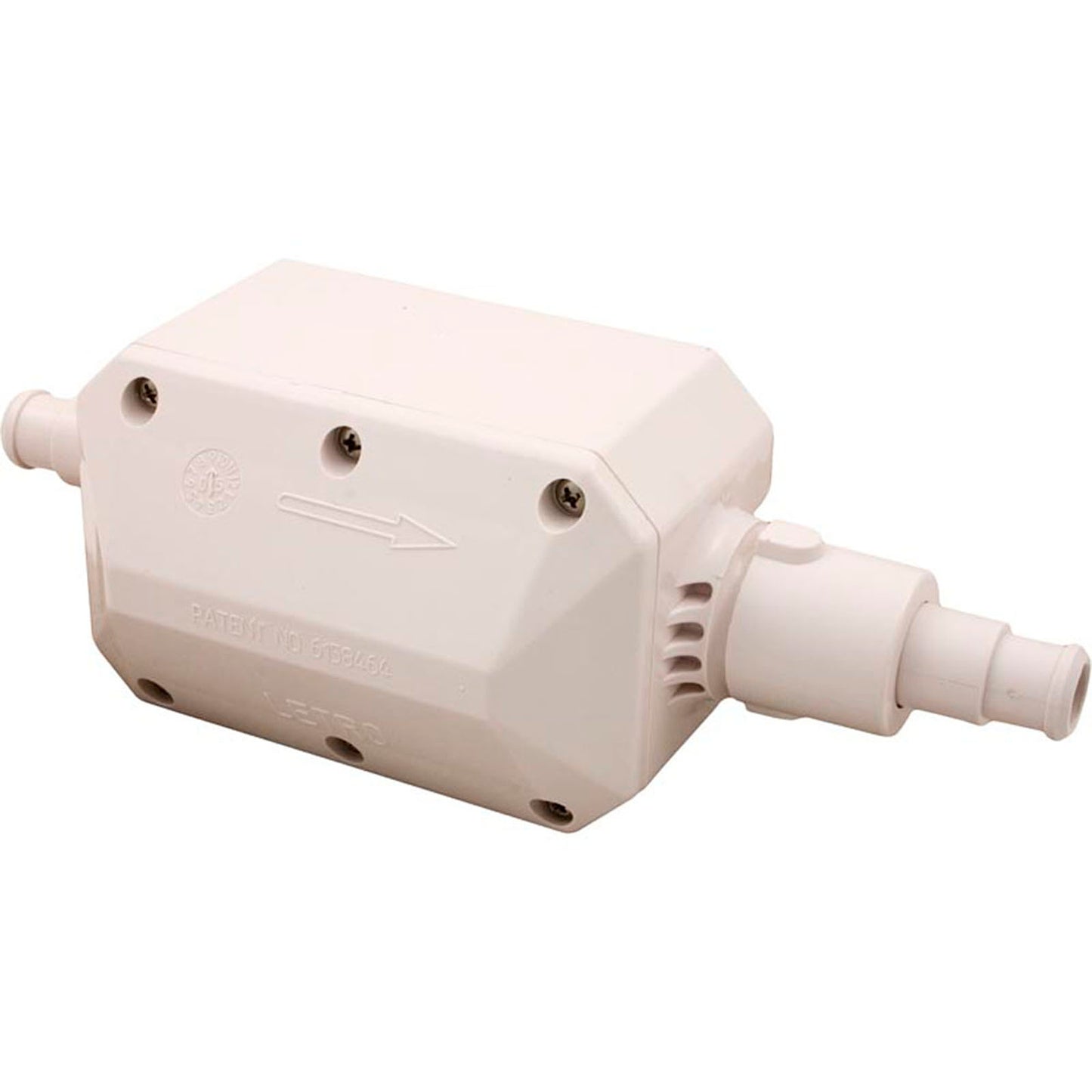 Backup Valve, PentairLetro LL105PM/LL105/3-Wheel Cleaner, Wht