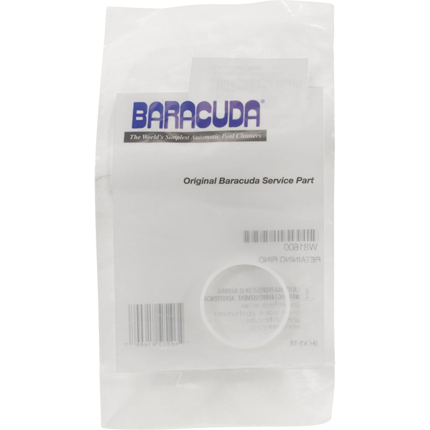 Retaining Ring, Zodiac Cleaners, Diaphragm