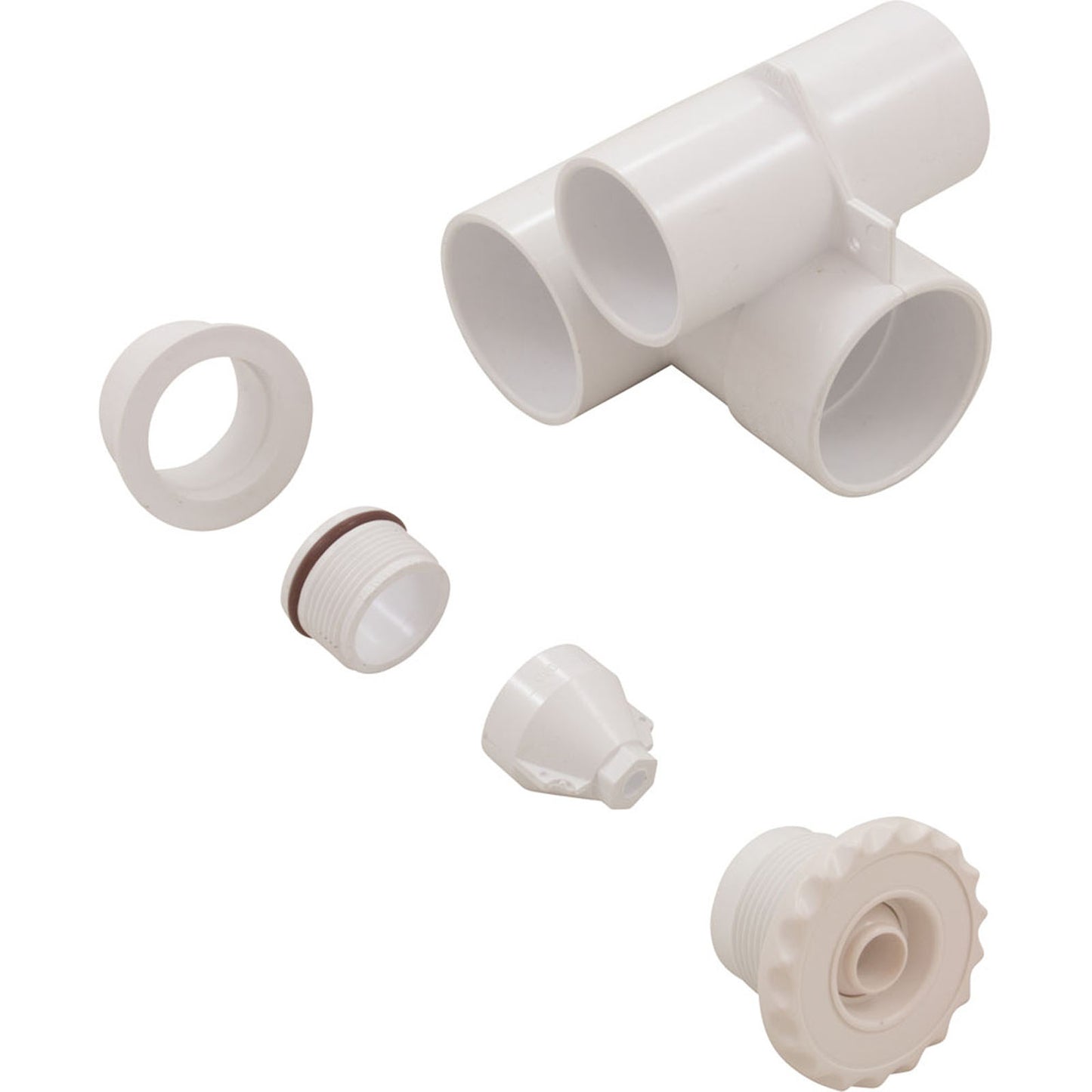 Jet Cmplt, Waterway Gunite Mini, directionnel, 2"sx 1,5", blanc