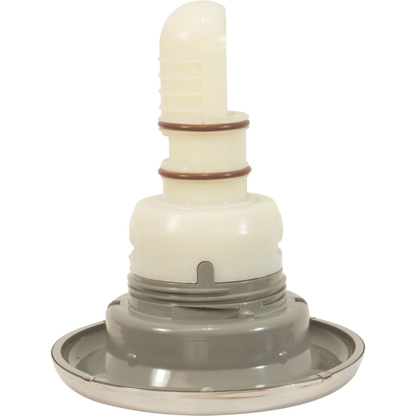 Adj. Whirlpool Jet Internal Mtl. Esc.-Gray, Thd
