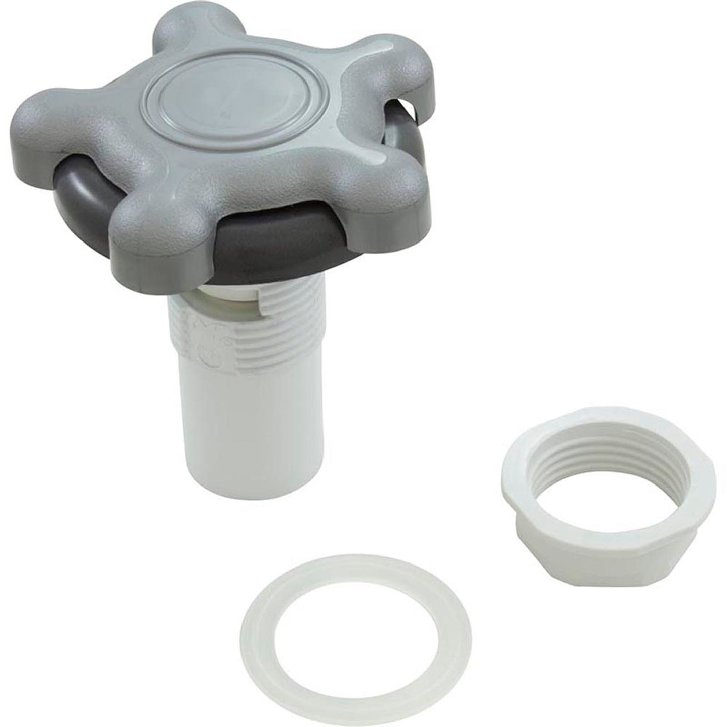 Poignée en étoile pour climatiseur à accès par le haut de 1 po, 3-5/8 po, lisse, gris graphite