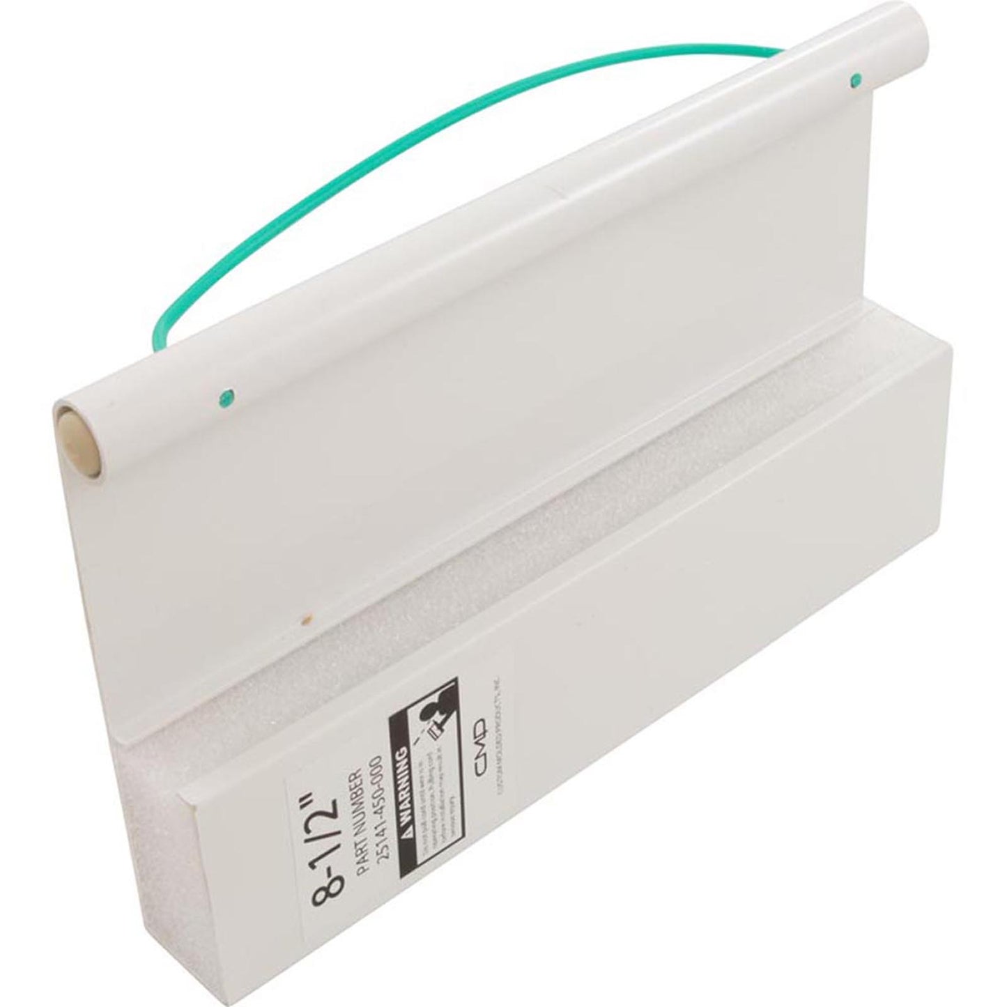 Remplacement du déversoir d'écumoire (8-1/2 po) blanc