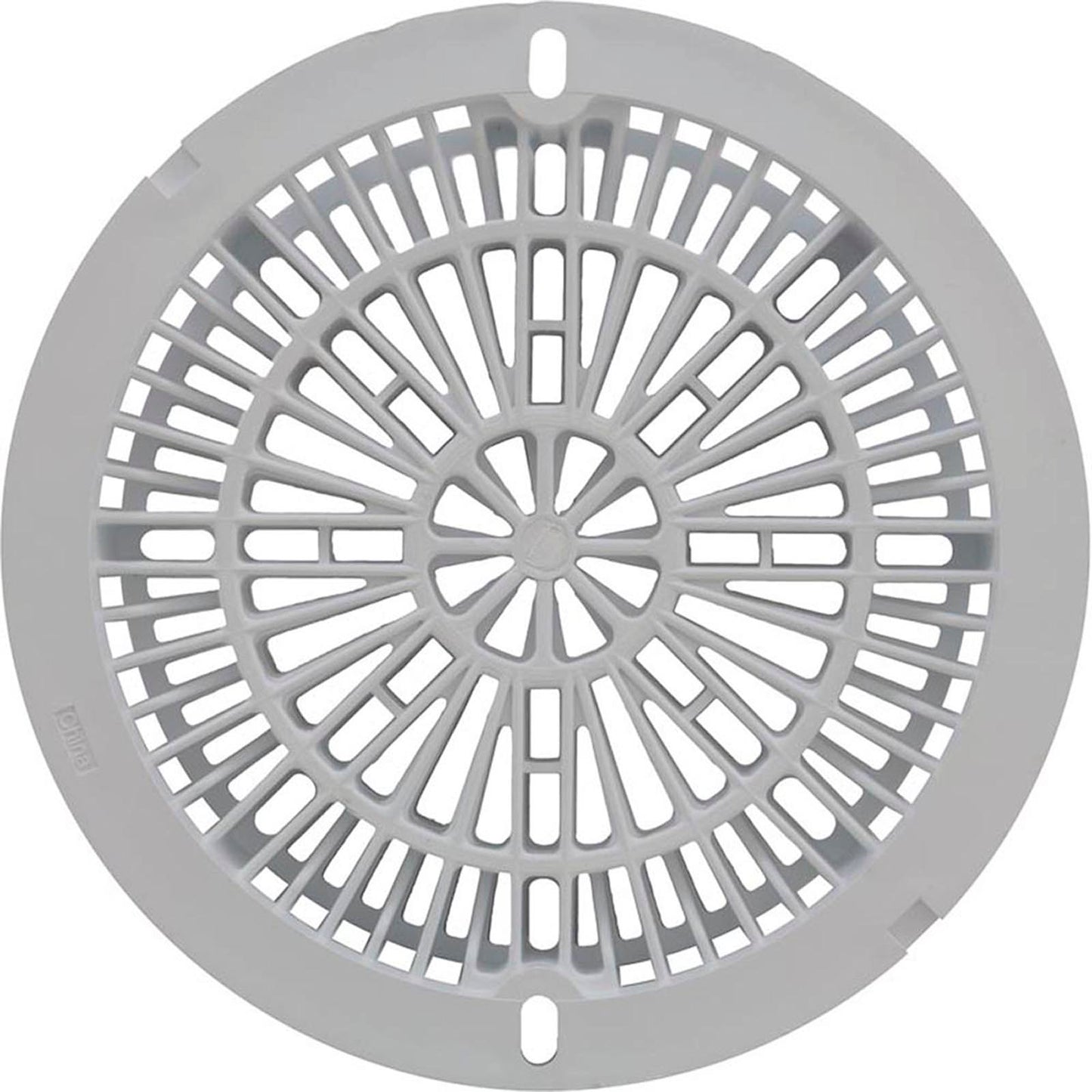 7-3/4" Galaxy Drain Cover With Screw Pack, White