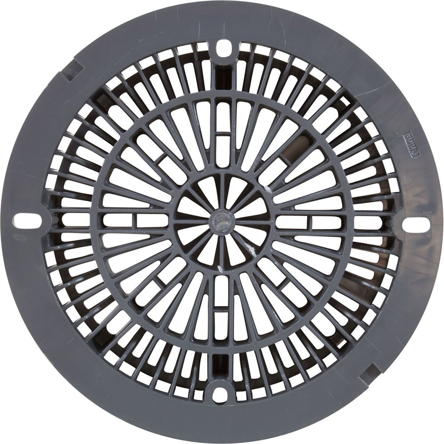 8" Galaxy Drain Cover With Screw Pack, Dk Gray