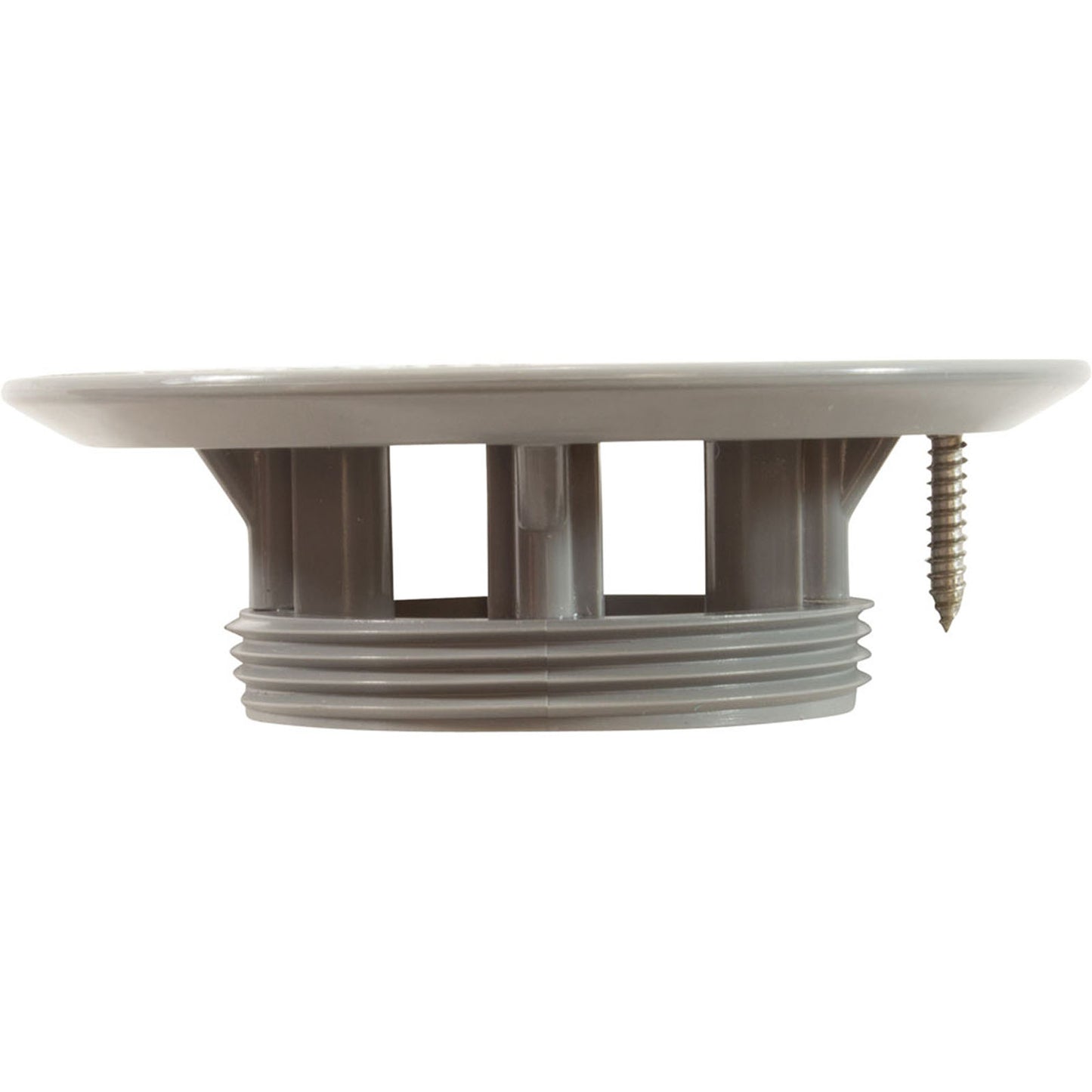 Floor Inlet Fitting Cover Wth Screw Gray