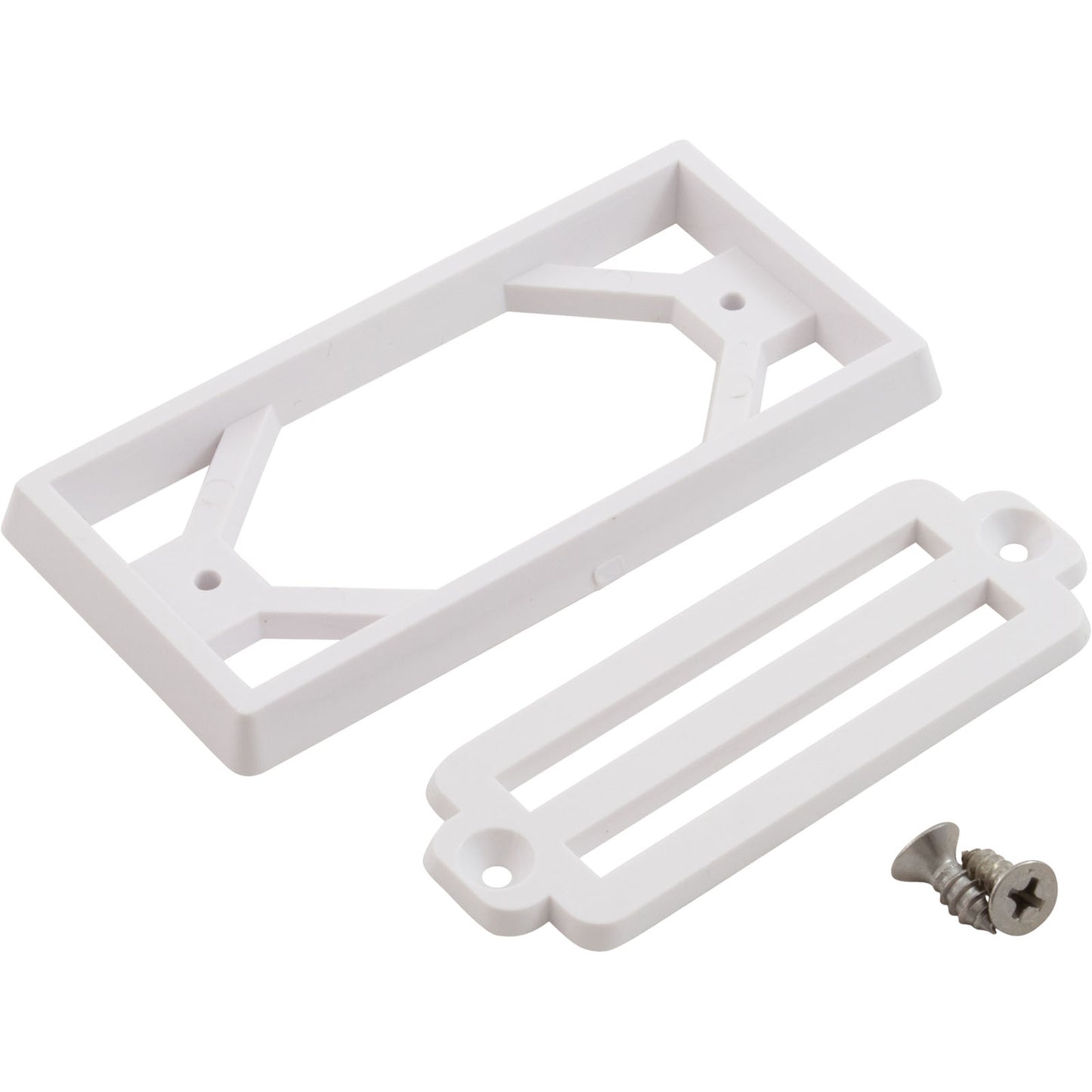 3 Bar Grate And Frame Assembly, White