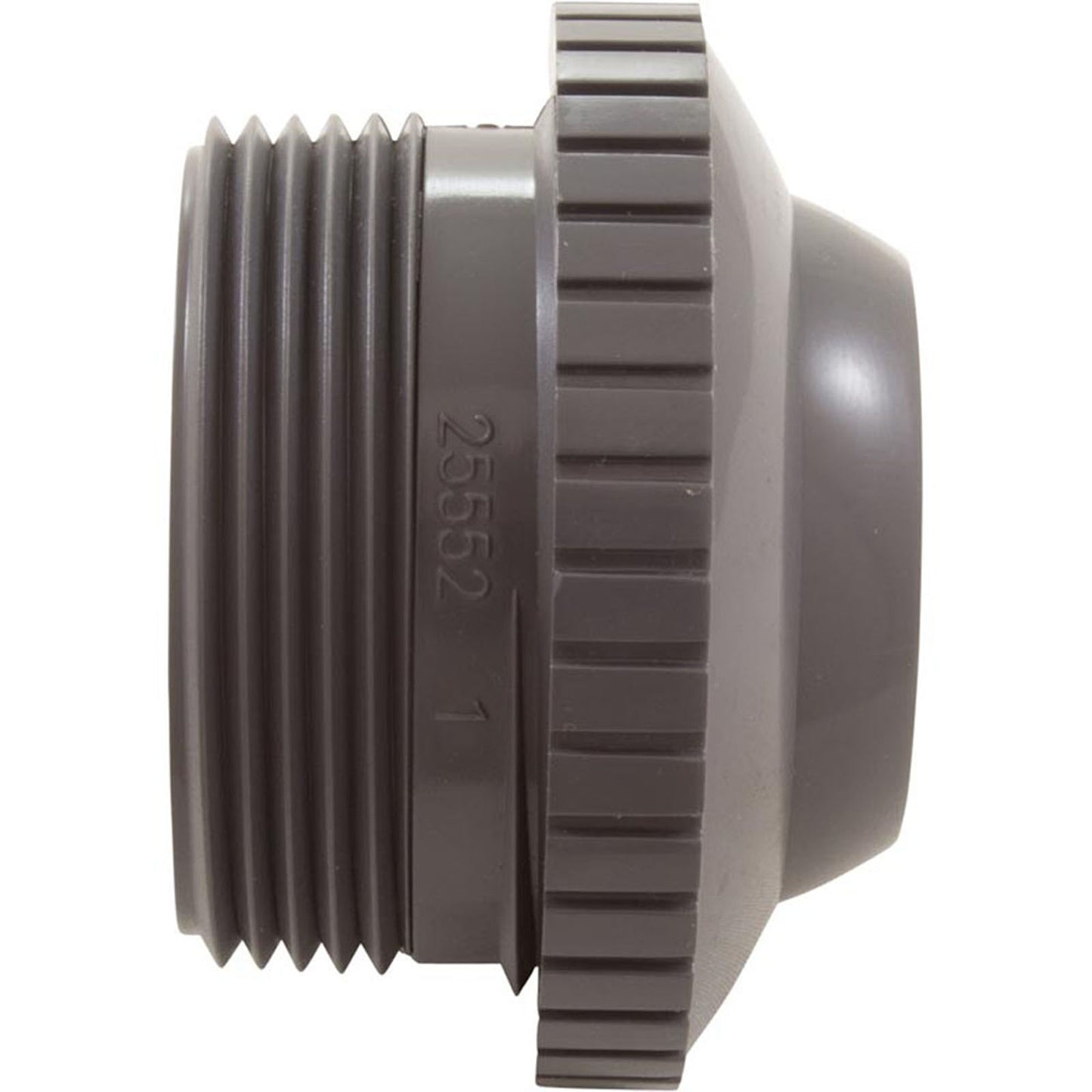 Outlet Fitting, 1-1/2"Mpt X 1/2" Eye, Dark Gray