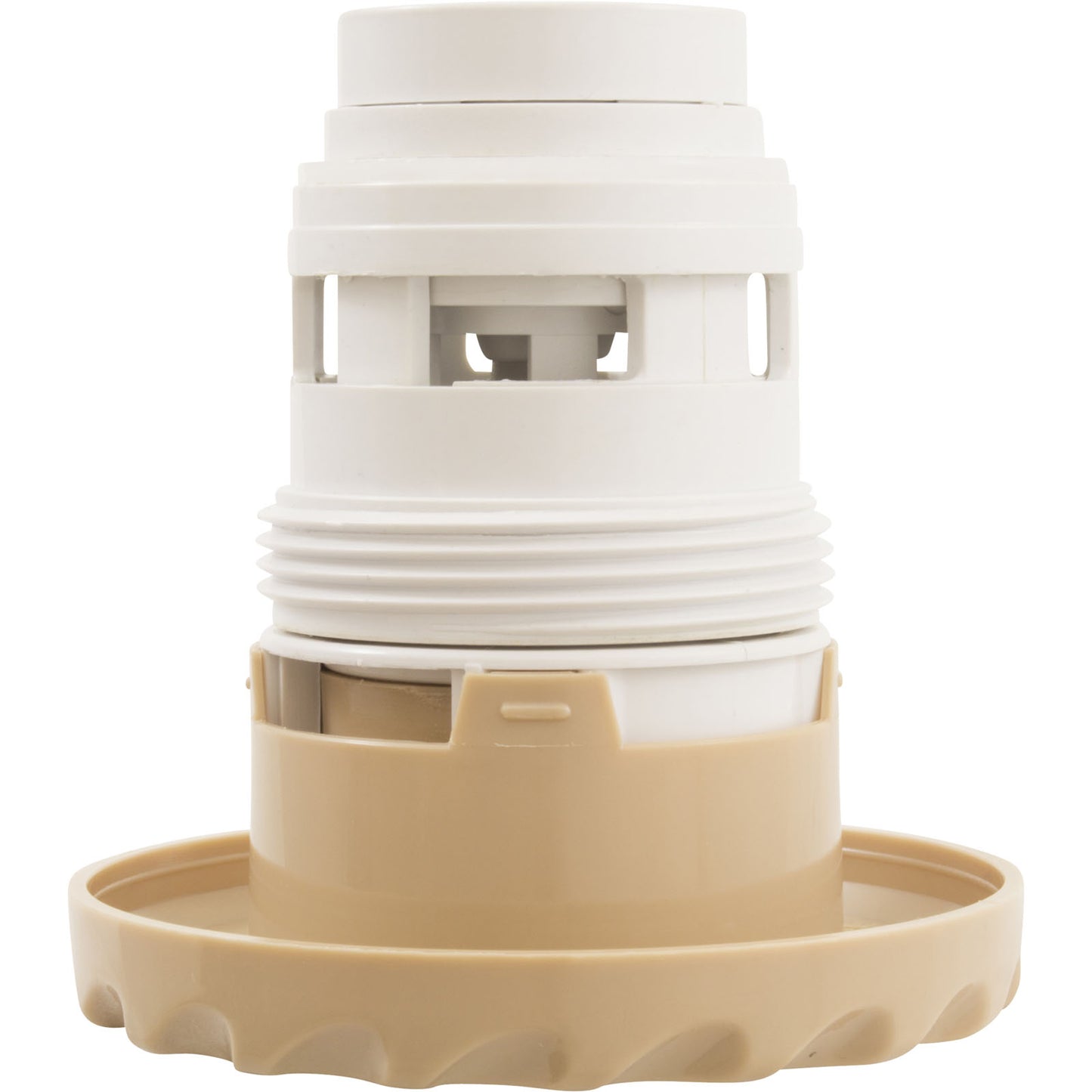 3.5In Gunite Jet (Dir, Adj, Scalloped, Non-Tex) Tan