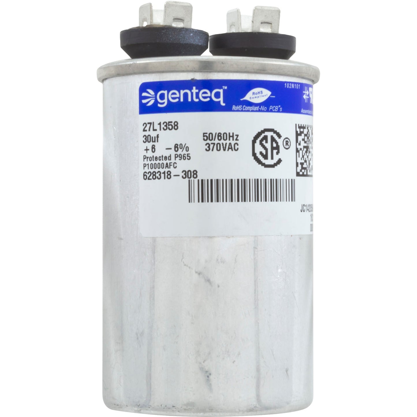 Run Capacitor, 30 MFD, 370v