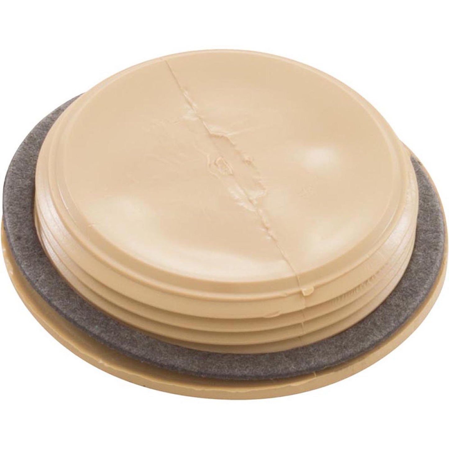 Flush Plug 1 1/2" With Gasket - Beige