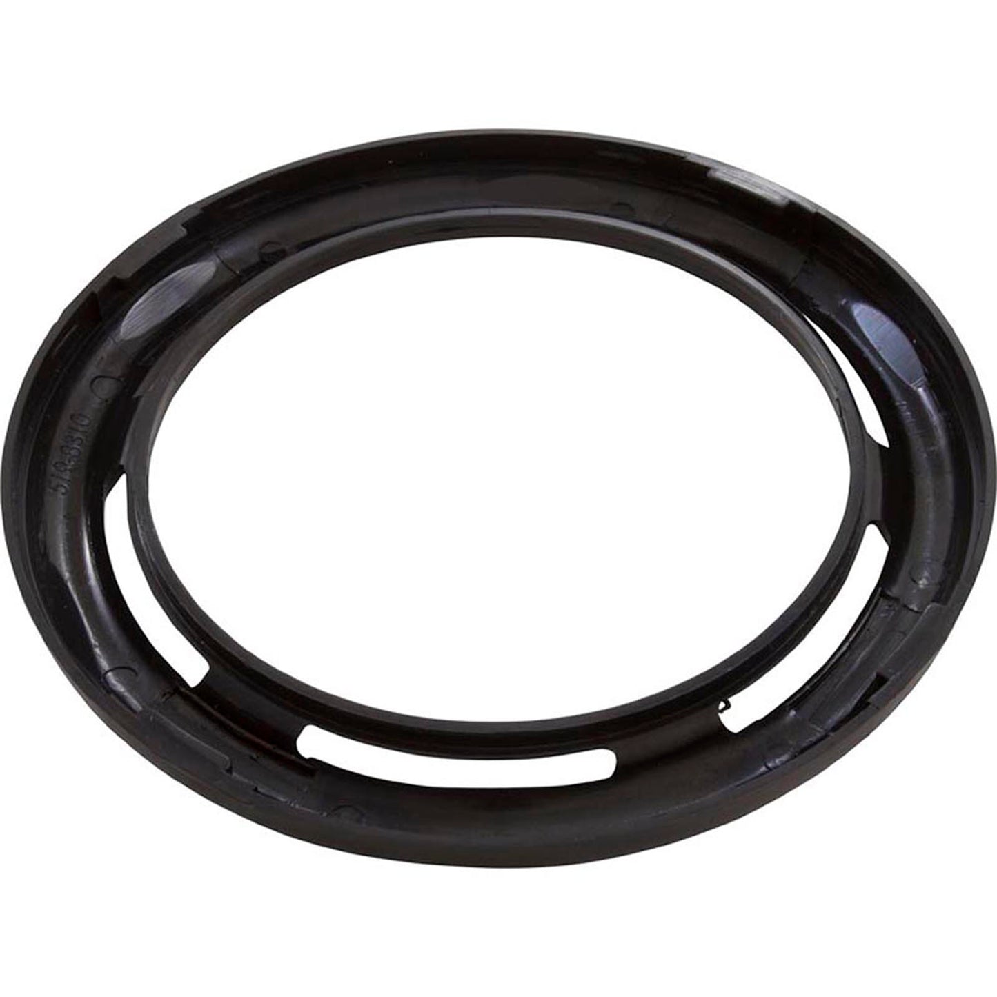 Trim Ring, Waterway Teleweir, 6 Scallop, Black