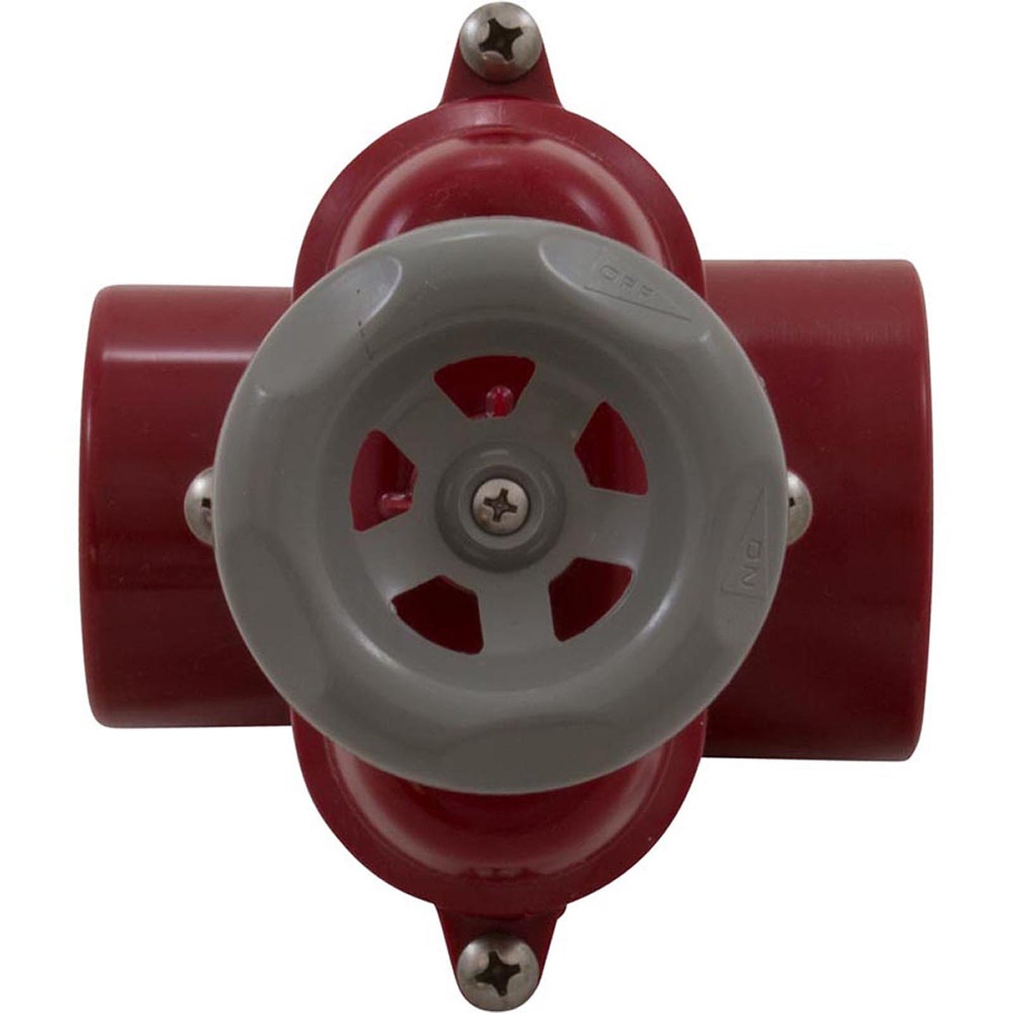 Gate Valve, 2 1/2"S X 2 1/2"Spg.-Red