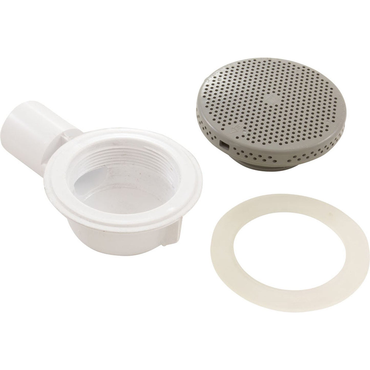 Drain Floor, 3/4"S, Plastic Gray