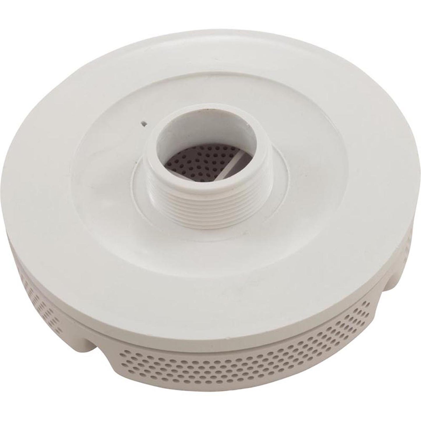 6" Ultra Suction, 1.5"Thrd, White