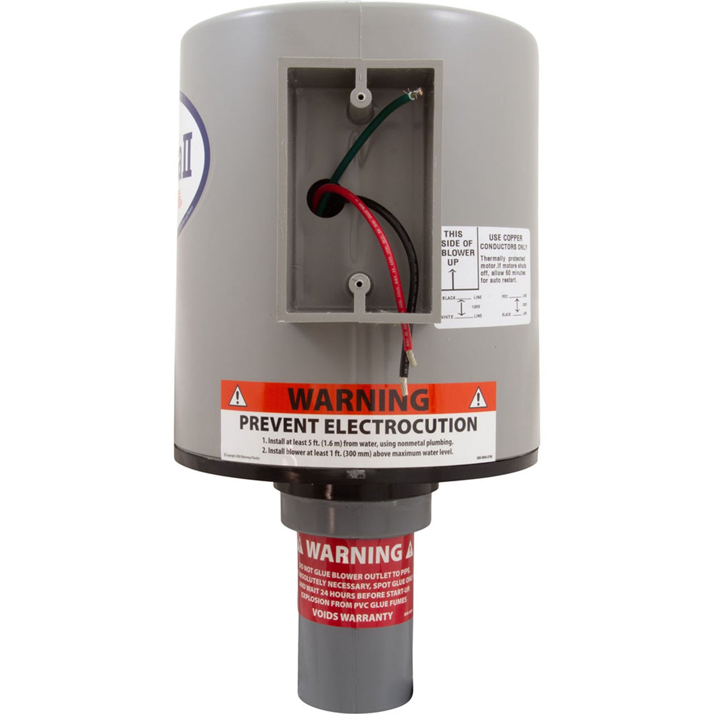 Soplador de aire para uso en exteriores Santanna Ii, 1,5 HP, 220 V