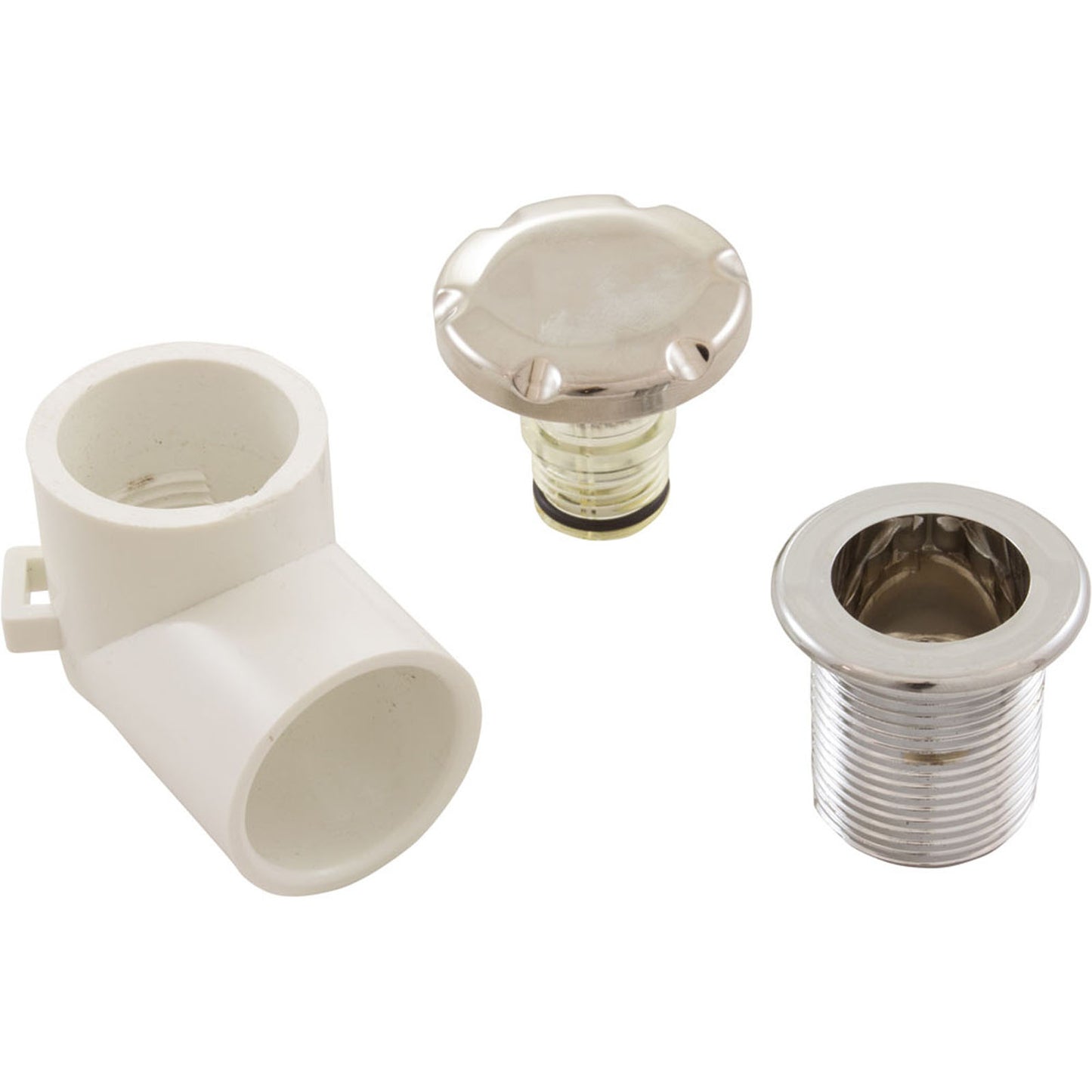 A/C Knob Assembly, Futura, Scallop, Chrome