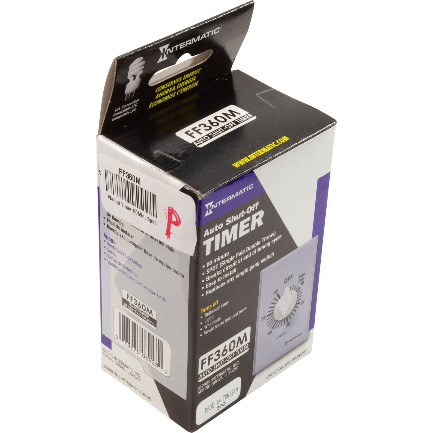 Wound Timer 60Min, Spdt