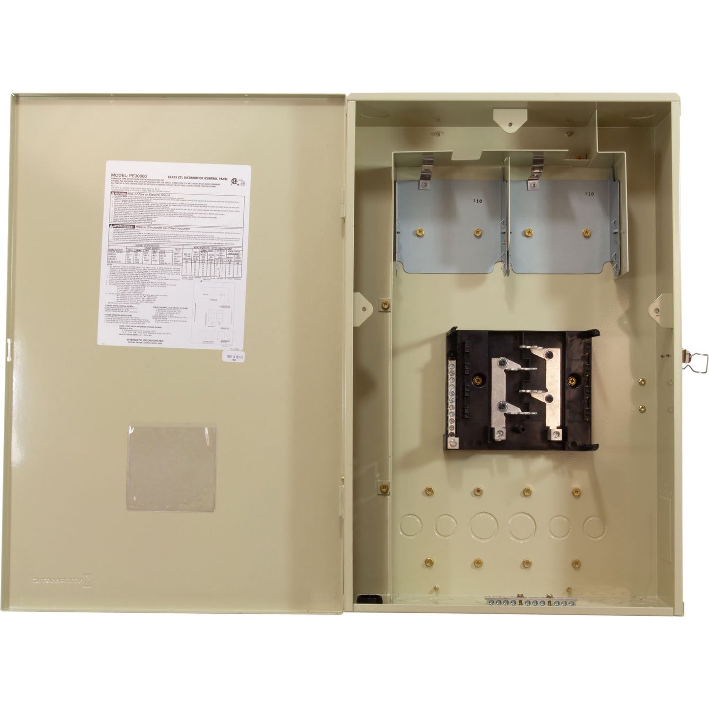 One Empty 22 X 14 X 4.25 In. Pe Outdoor Enclosure With 80 Am