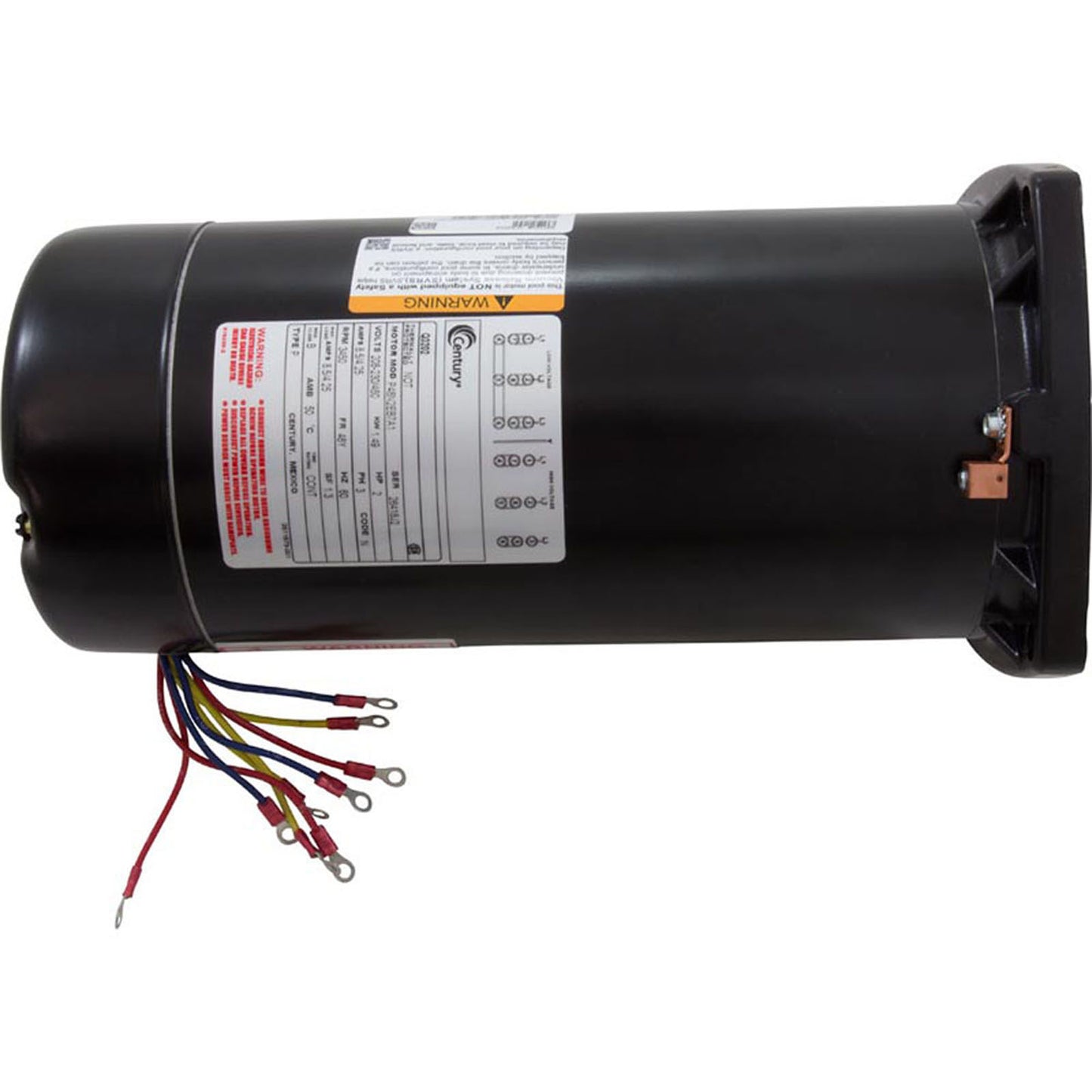 Mtr, Cent, 2Hp, 208-230/460V, 3Ph, 1-Sp, Sf1.3, 48Yfr 3450Rpm