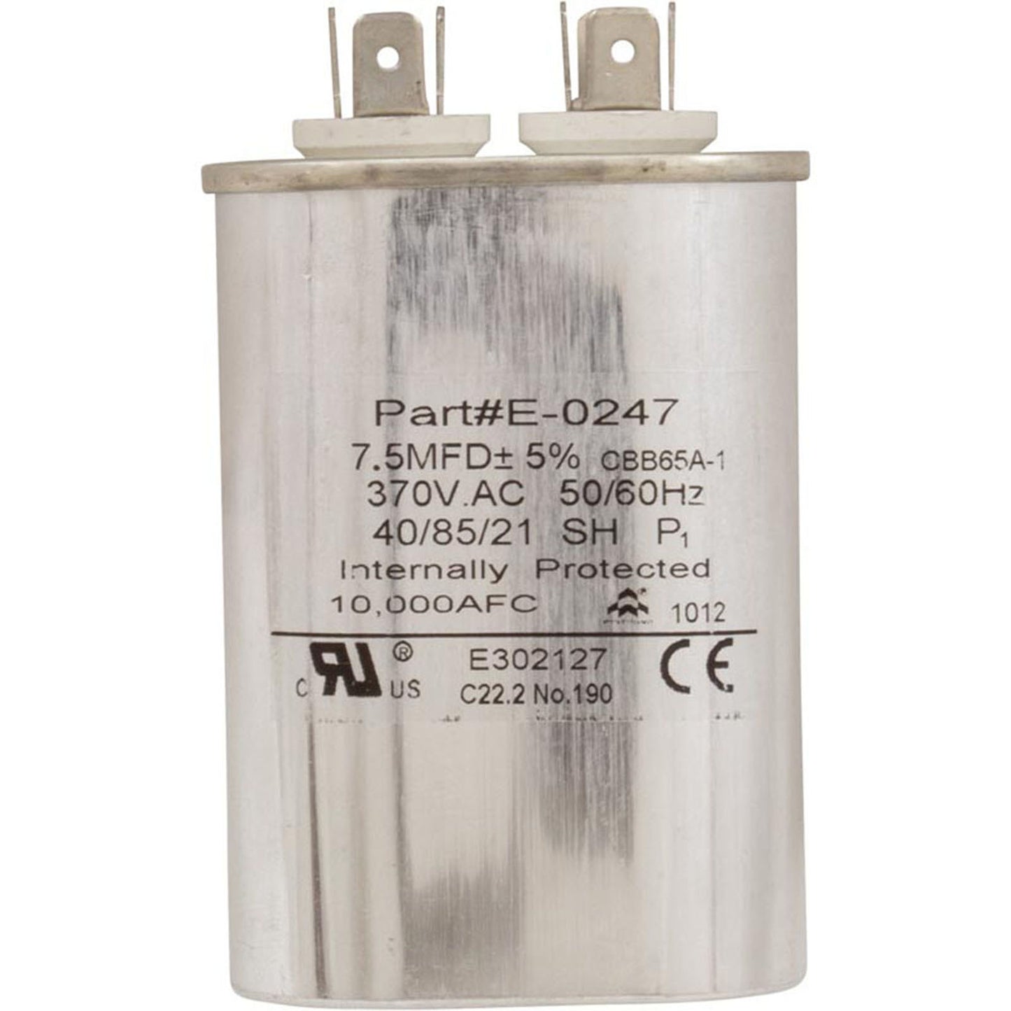 Jandy Pro Series 7.5/370 Mdf Capacitor Fan Motor, Replacemen