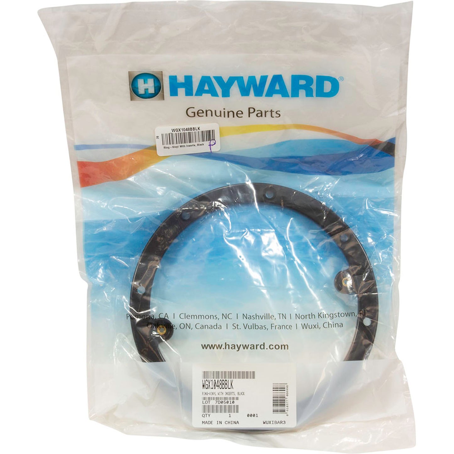 Ring-Vinyl With Inserts, Black