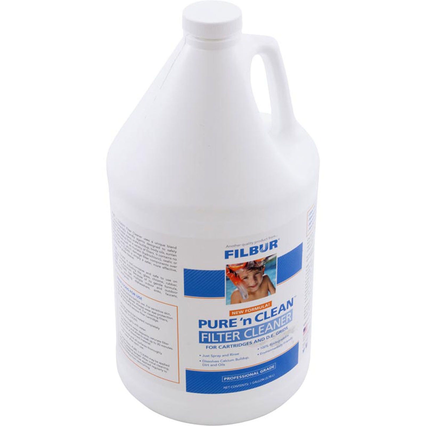 Cartridge and Grid Cleaner, Filbur, Pure and Clean, 1 Gallon