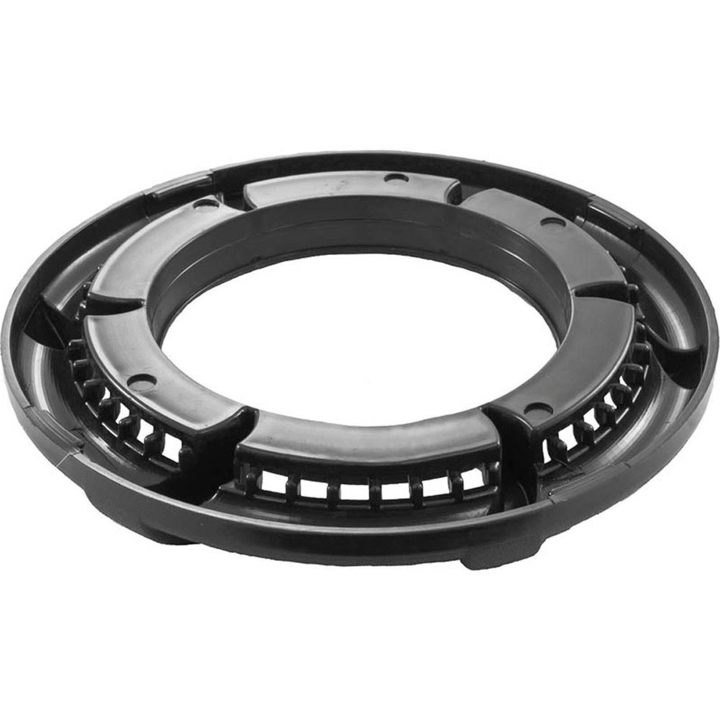 Trim Ring, Waterway Dyna-Flo XL, Scalloped, Black